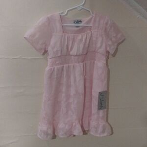 J for Justify Light Pink Kids Dress